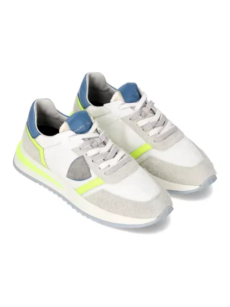 Buty do biegania Philippe Model skórzane do biegania niebieskie