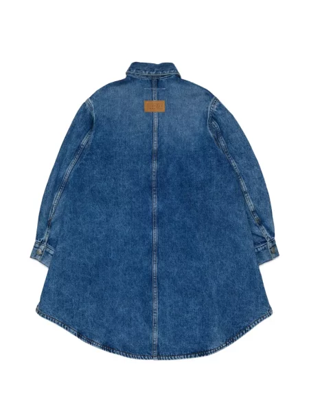 Sukienka jeansowa dziecięca Mm6 Maison Margiela niebieska