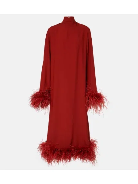 Sukienka midi Taller Marmo do kolan garniturowa bordowa