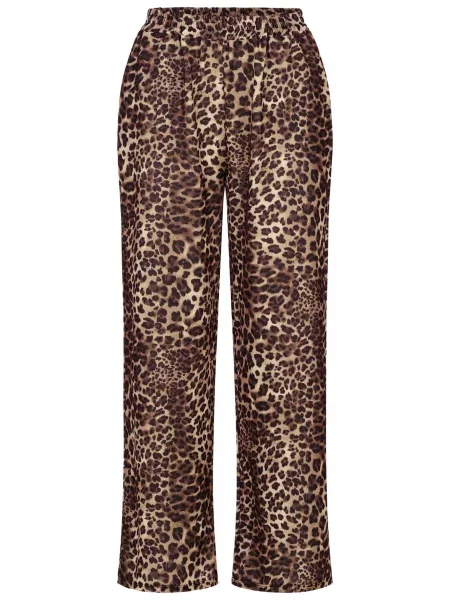 Pantaloni ciocolatiu / maro cappuccino negru