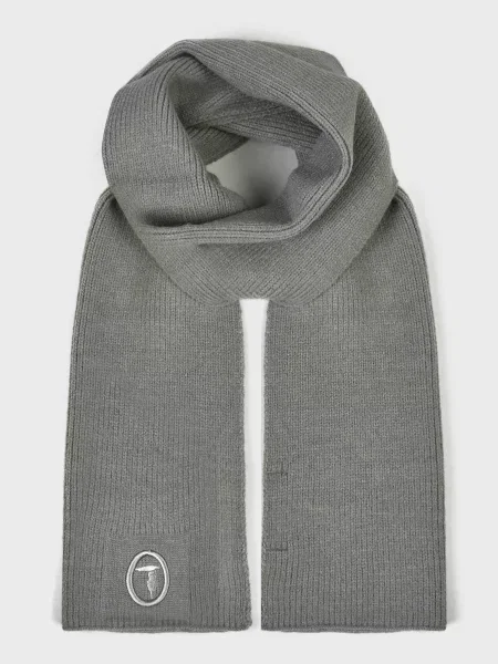 Шарф Trussardi серый