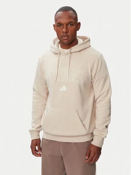 Adidas Hanorac Collegiate Script Graphic Hoodie bej