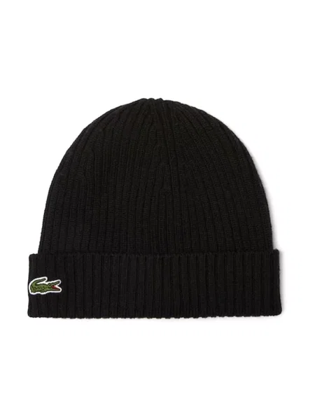 Czapka Lacoste chunky czarna