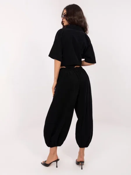 Pantaloni Italy Moda negru