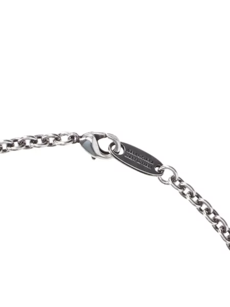 Colier Balenciaga argintiu