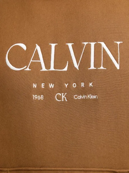 Melegítő felső Calvin Klein barna