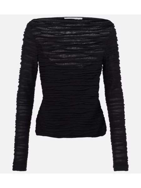 Top Proenza Schouler cu imagine negru
