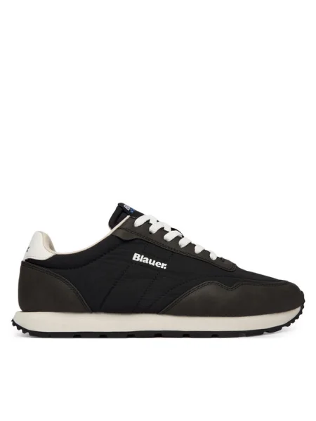 Blauer Sneakers negru