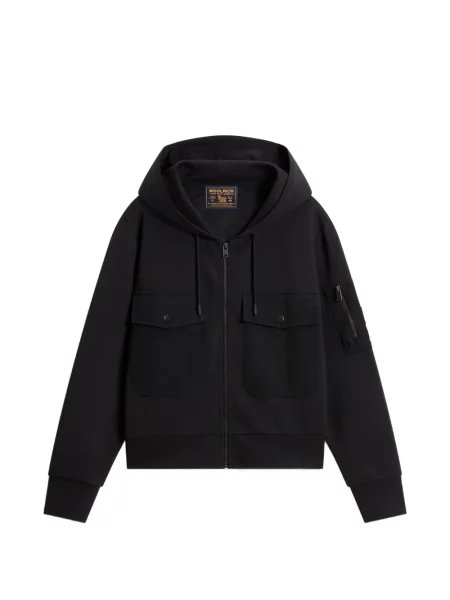 Hanorac cu glugă Woolrich negru