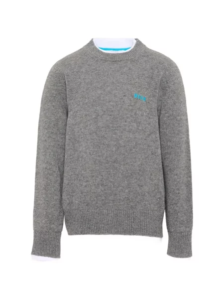 Sweter dziecięcy Msgm szary