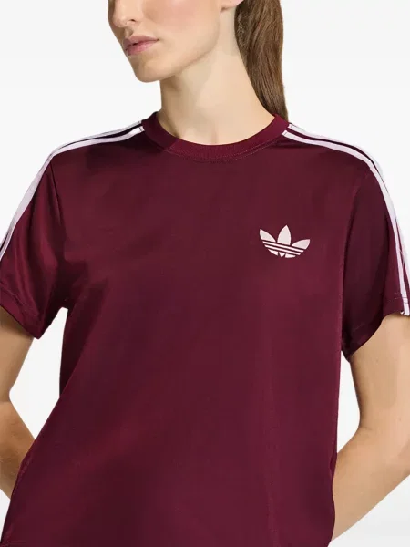 Tricou Adidas alergare cu șireturi din dantelă negru