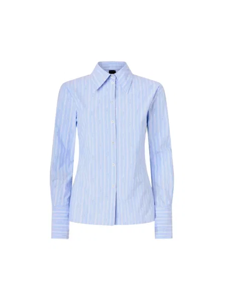 Koszula Pinko w paski niebieska