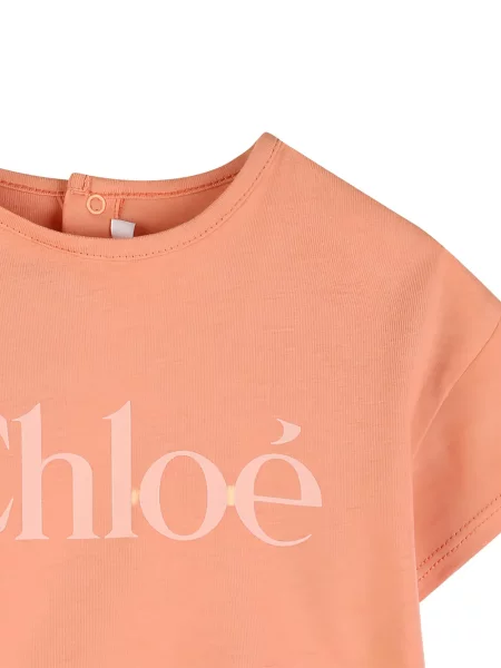 Dětské tričko Chloé oranžové