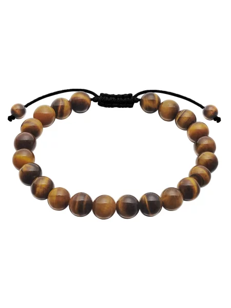 True Rebels Náramok hnedá čierna