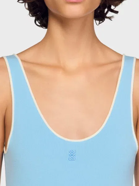 Боді Sandro синє