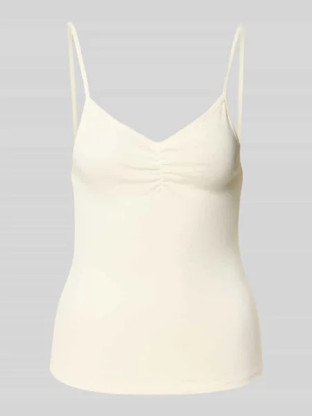 Top Only na ramiączkach biały