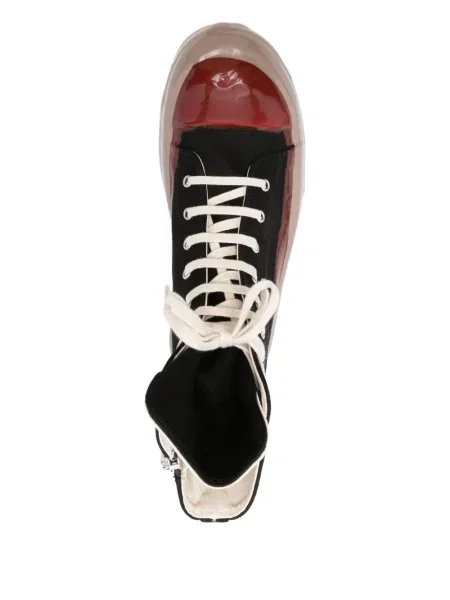 Sneakers Rick Owens Drkshdw με κορδόνια με δαντέλα μαύρο