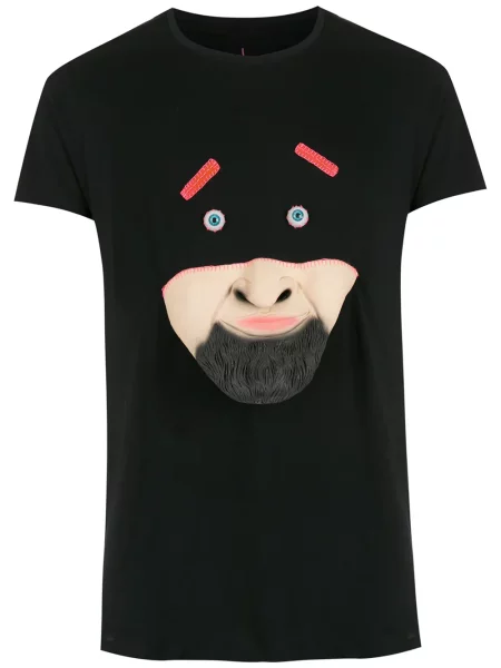 Tricou Amir Slama cu imagine negru
