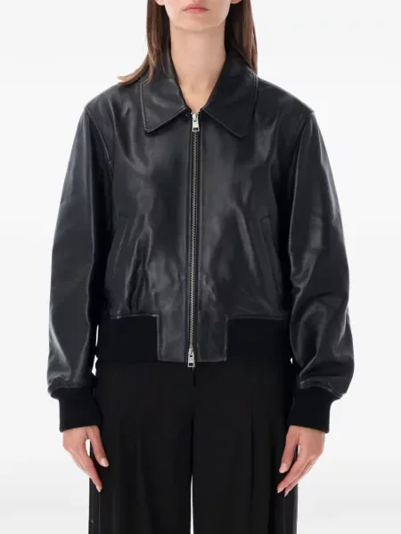 Geanta de piele Ami Paris negru