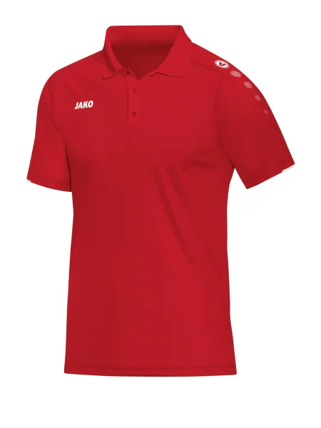 JAKO Tehnička sportska majica Classico krvavo crvena bijela