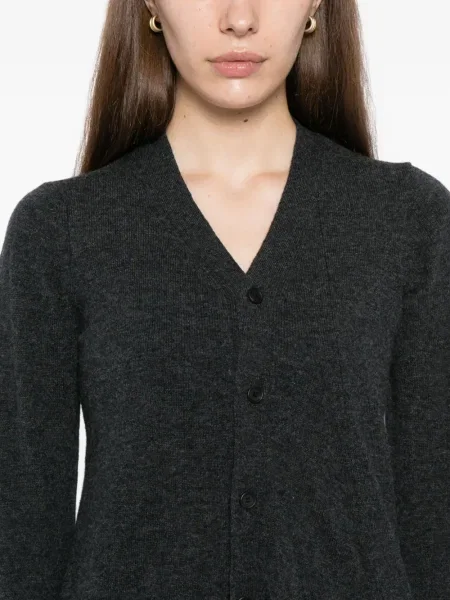 Cardigan Yohji Yamamoto cu decolteu în V gri