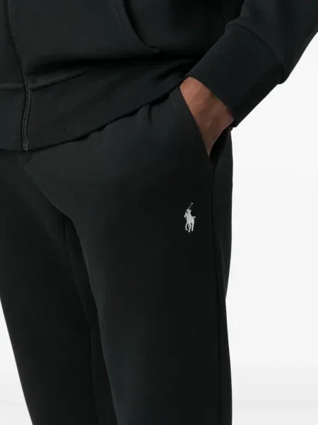 Șosete Polo Ralph Lauren cu broderie în carouri plisate albastru