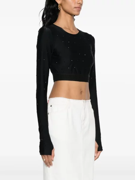 Top Versace Jeans Couture čierna
