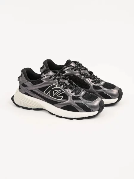 Karl Lagerfeld sneakersy ORION czarny szare
