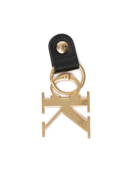 Pakabukas Calvin Klein Bold Ck Carabiner Key Fobb Auksinė juoda