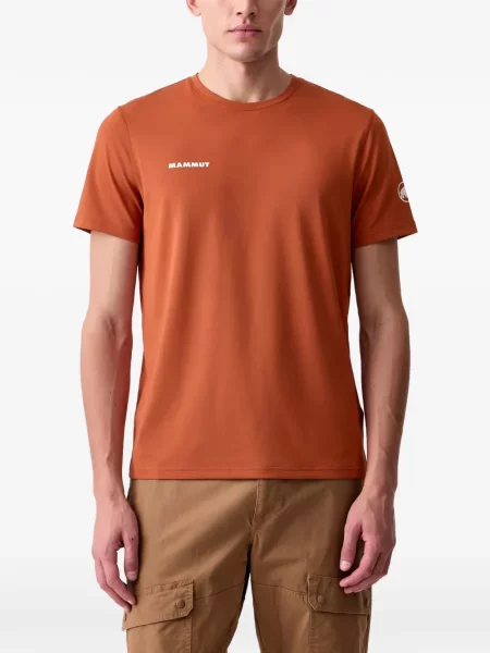 Tricou Mammut cu imagine cu decolteu rotund portocaliu