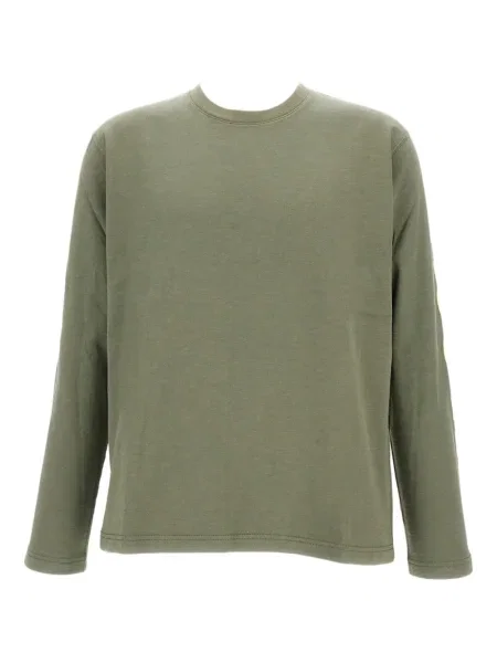 Tricou Junya Watanabe Man cu decolteu rotund lung verde