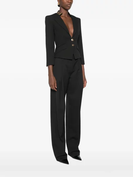 Sacou Elisabetta Franchi cu rever negru