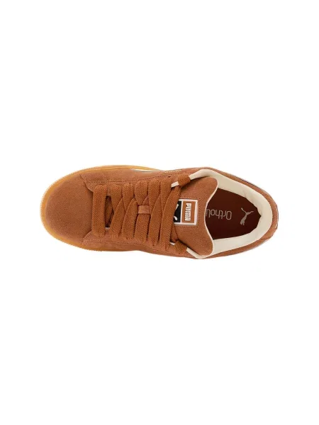 Pantofi Puma din piele de căprioară maro