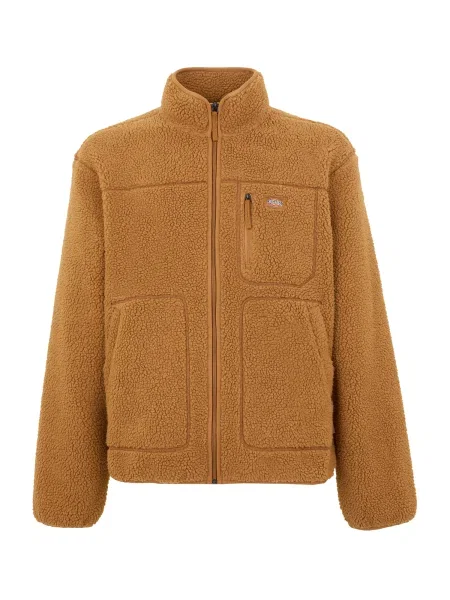 DICKIES Jachetă fleece Mount Hope caramel maro