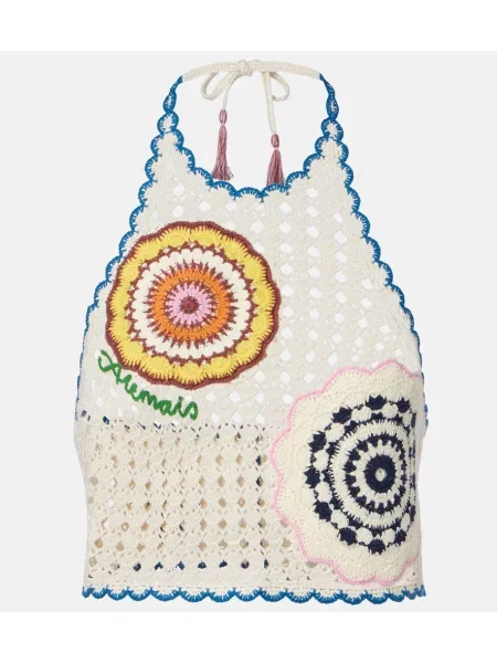 Top Alemais cu broderie