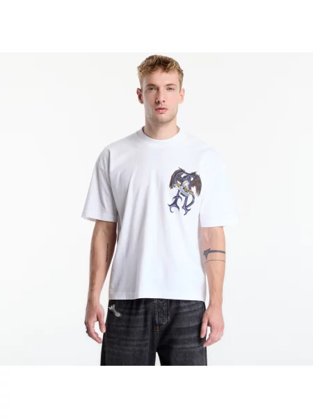T-shirt AllSaints Raptour Ss Crew Optic White M biała