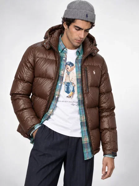 Bunda Polo Ralph Lauren hnedá