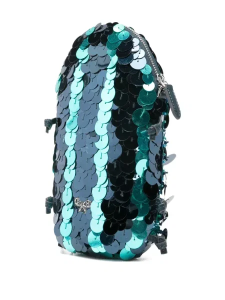 Psaníčko Anya Hindmarch s flitry modré