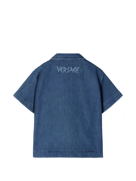 Koszula dżinsowa dziecięca Versace niebieska