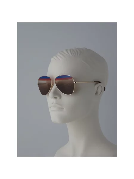 Okulary przeciwsłoneczne Salvatore Ferragamo żółte