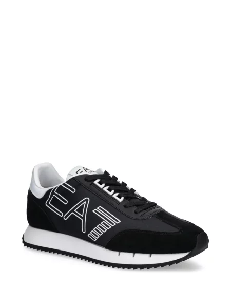 Sneakerși Ea7 Emporio Armani cu imagine negru
