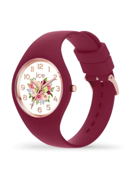 Zegarek Ice Watch w kwiatki czerwony