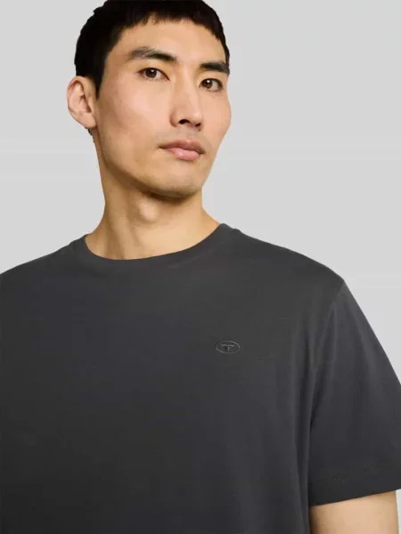 T-shirt o kroju regular fit z czystej bawełny Tom Tailor