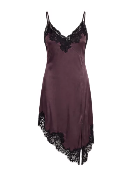 EDITED Rochie Nuzana bordeaux roșu
