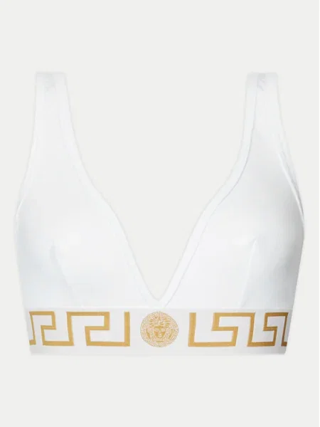 Versace Sutien Bralette alb
