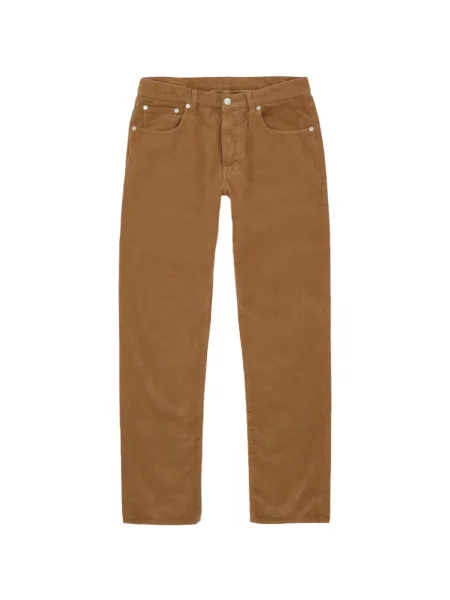 Pantaloni Fortela de catifea cord cu 5 buzunare maro