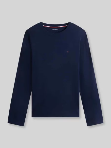 Dres z paskiem z logo w dwuczęściowa zestaw Tommy Hilfiger granatowy