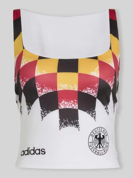 Top Adidas Originals z logo biały