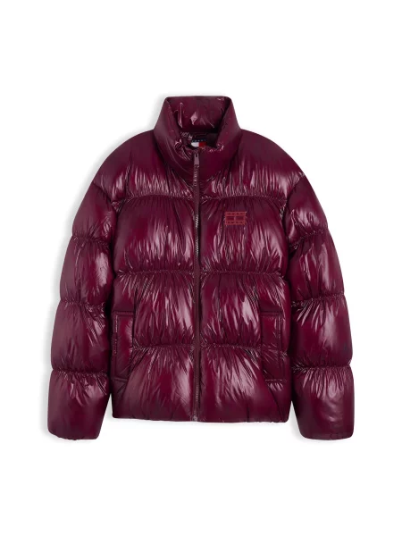 Tommy Jeans Geacă de iarnă mov zmeură
