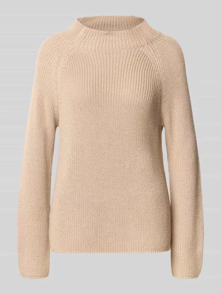 Sweter z dzianiny ze stójką Monari